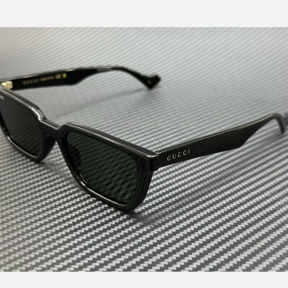 Gucci Black Dark Men's 55mm Sunglasses